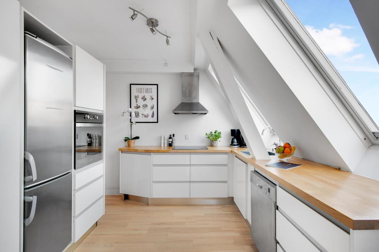 Sanders Leaves - Cute One-Bedroom Apartment With A Large Rooftop Terrace Copenaghen Esterno foto